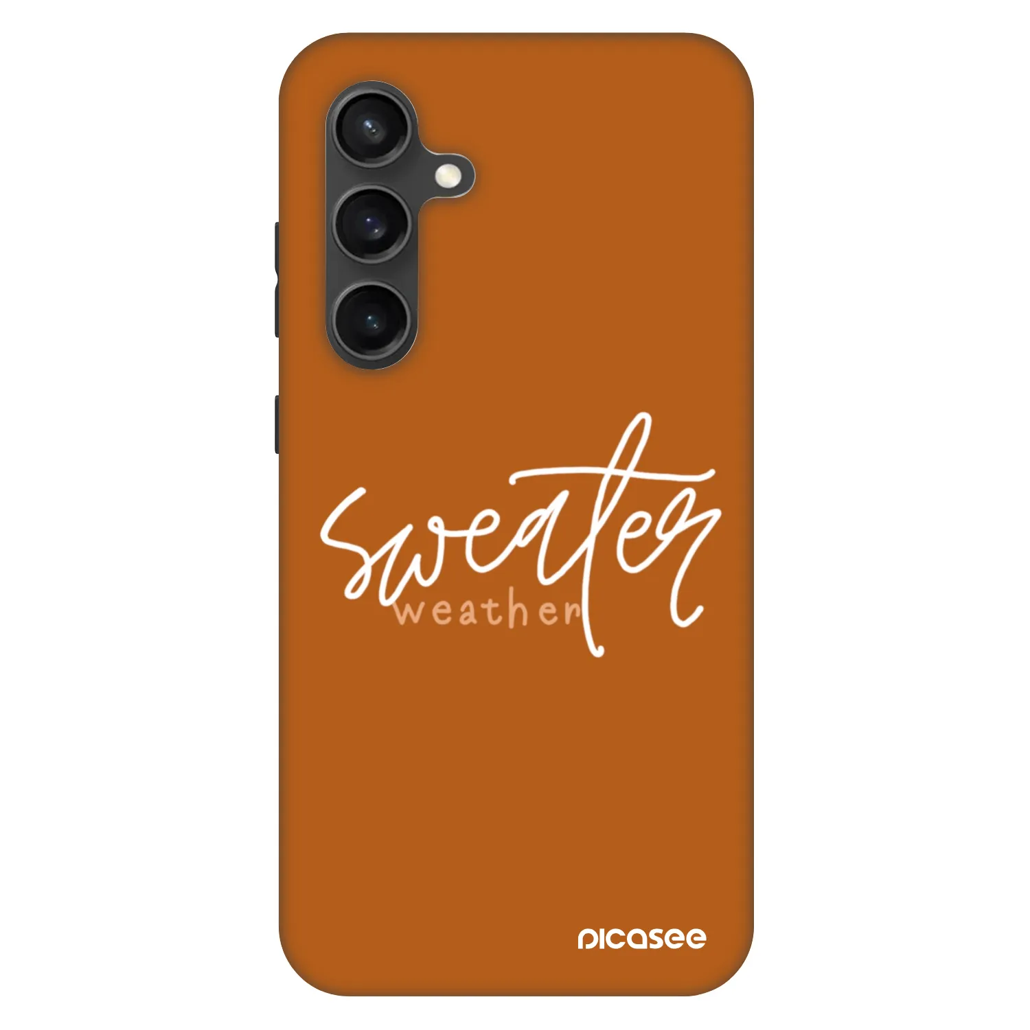 Picasee Fashion Case za Samsung Galaxy S24 FE S721B - Sweater weather