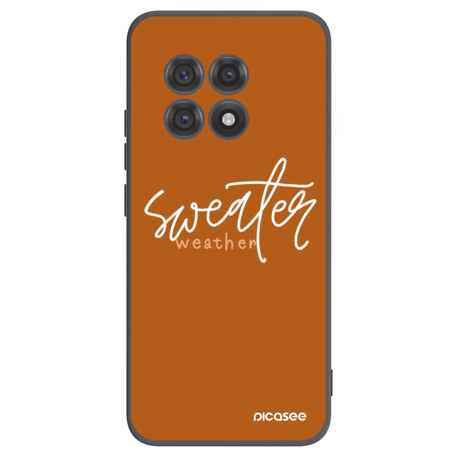 Picasee crna silikonska maskica za OnePlus 13R 5G - Sweater weather