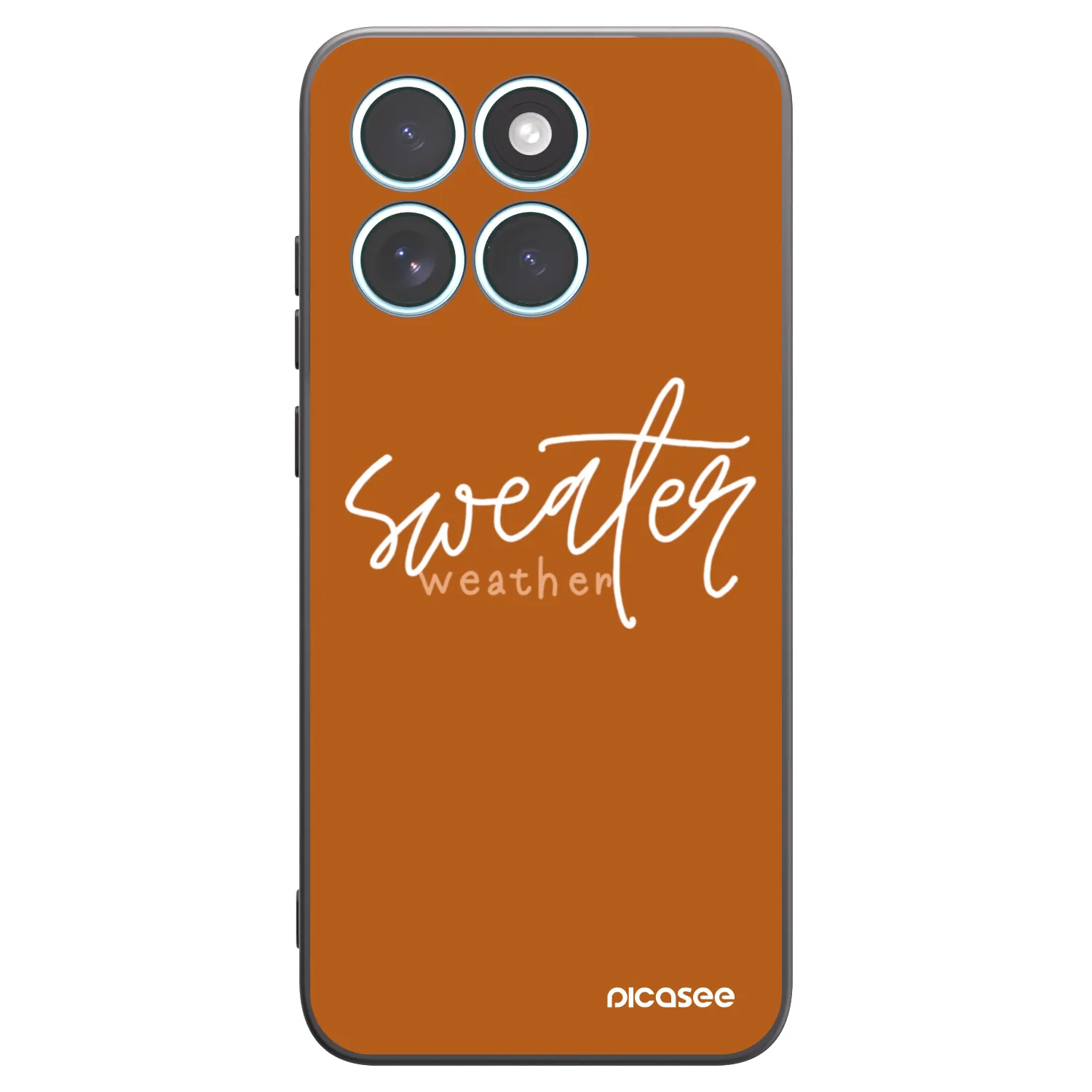 Picasee crna silikonska maskica za Motorola Edge 70 Fusion - Sweater weather