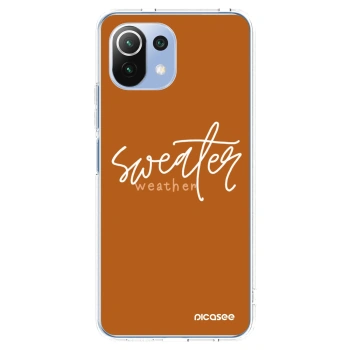 Picasee silikonska prozirna maskica za Xiaomi 11 Lite 5G NE - Sweater weather