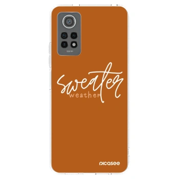Picasee silikonska prozirna maskica za Xiaomi Redmi Note 12 Pro 4G - Sweater weather
