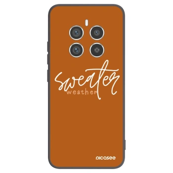 Picasee crna silikonska maskica za Realme 12 Pro 5G - Sweater weather