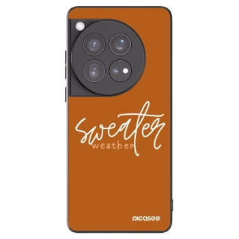 Picasee crna silikonska maskica za OnePlus 12 5G - Sweater weather