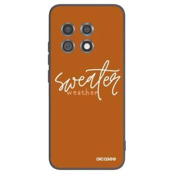 Picasee crna silikonska maskica za OnePlus 11 5G - Sweater weather