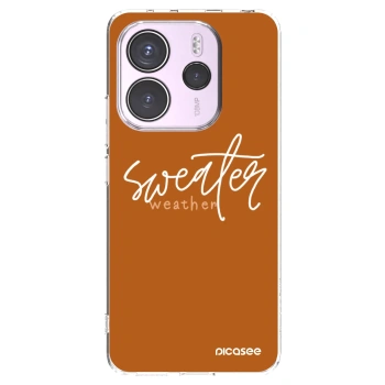 Picasee silikonska prozirna maskica za Xiaomi Redmi Note 14 4G - Sweater weather