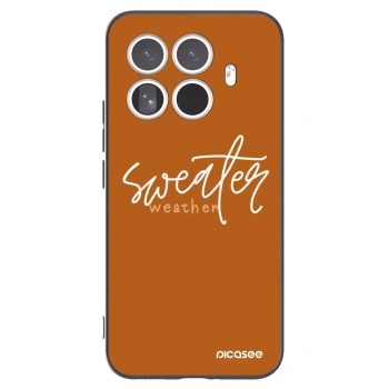 Picasee crna silikonska maskica za Xiaomi 15T Pro - Sweater weather
