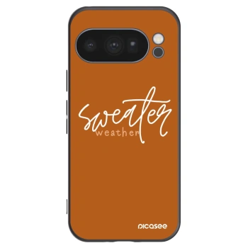 Picasee crna silikonska maskica za Google Pixel 10 Pro - Sweater weather