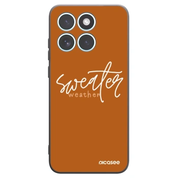 Picasee crna silikonska maskica za Motorola Edge 70 Fusion - Sweater weather
