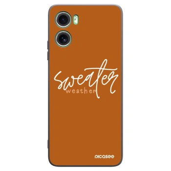 Picasee crna silikonska maskica za Motorola Moto G06 - Sweater weather
