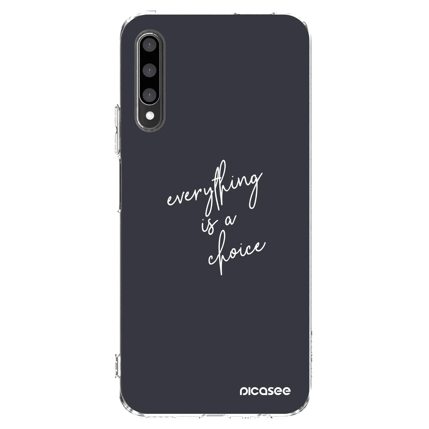 Picasee silikonska prozirna maskica za Honor 9X Pro - Everything is a choice
