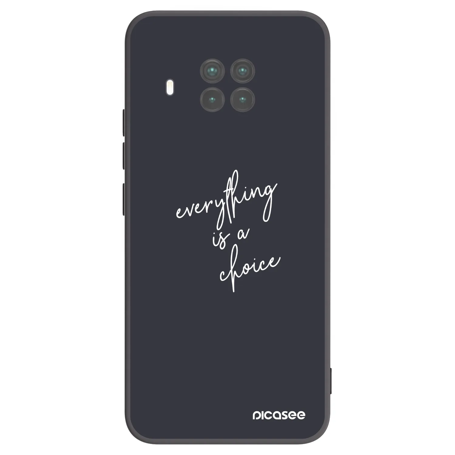 Picasee crna silikonska maskica za Xiaomi Mi 10T Lite - Everything is a choice