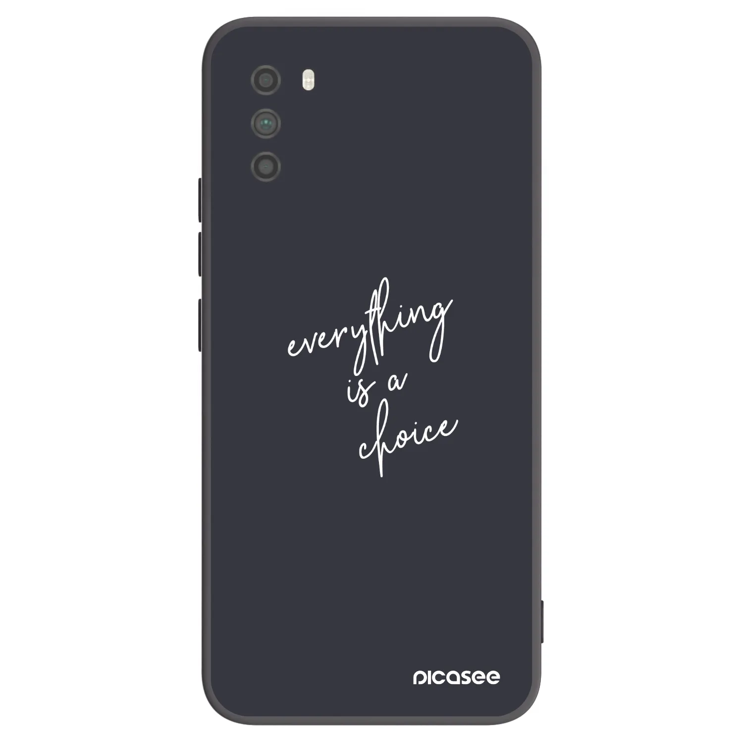 Picasee crna silikonska maskica za Xiaomi Poco M3 - Everything is a choice