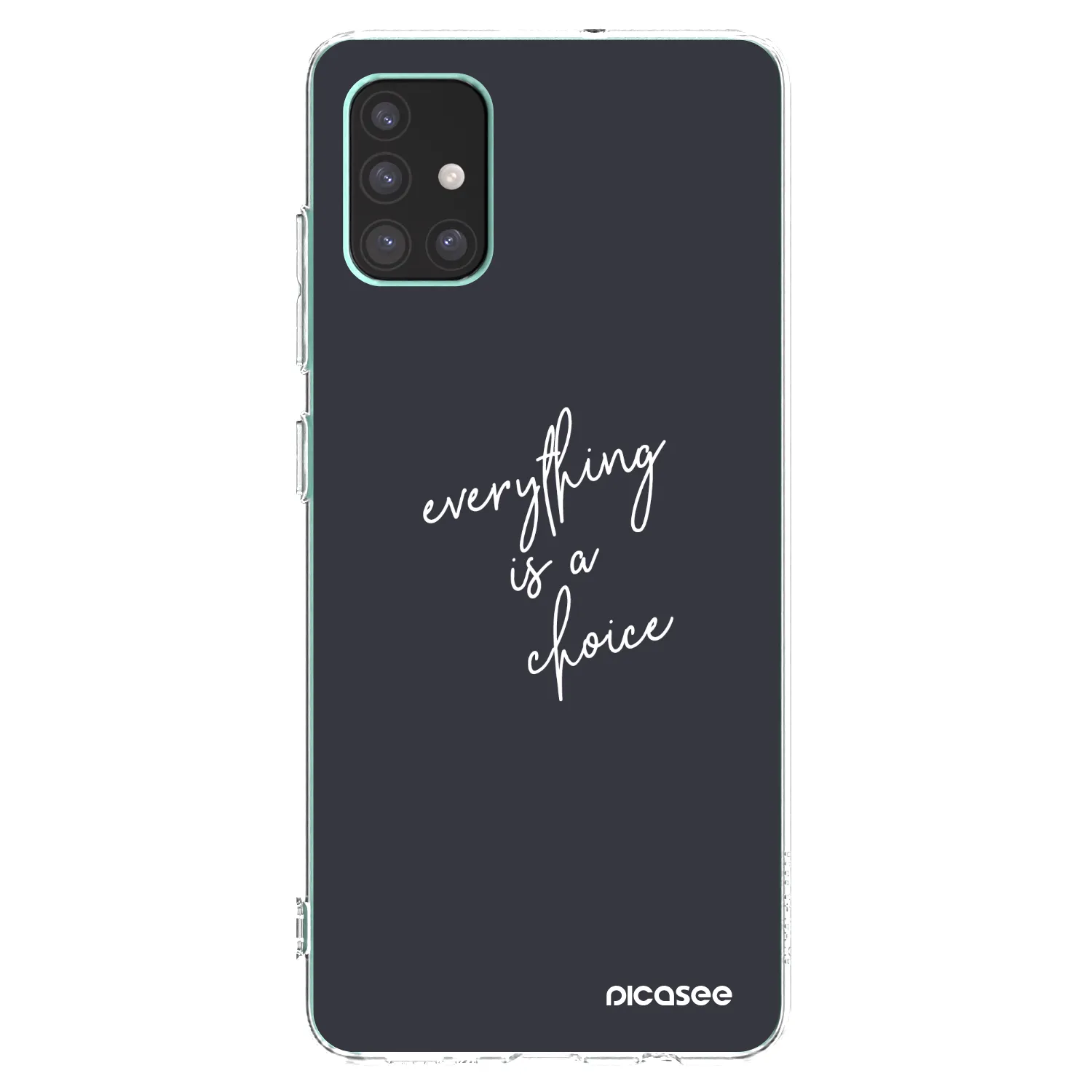 Picasee silikonska prozirna maskica za Samsung Galaxy M51 M515F - Everything is a choice