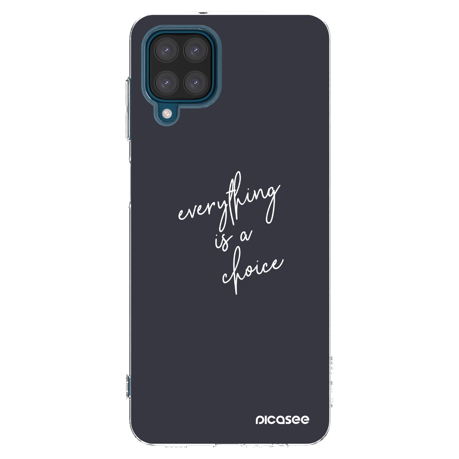 Picasee silikonska prozirna maskica za Samsung Galaxy A12 A125F - Everything is a choice