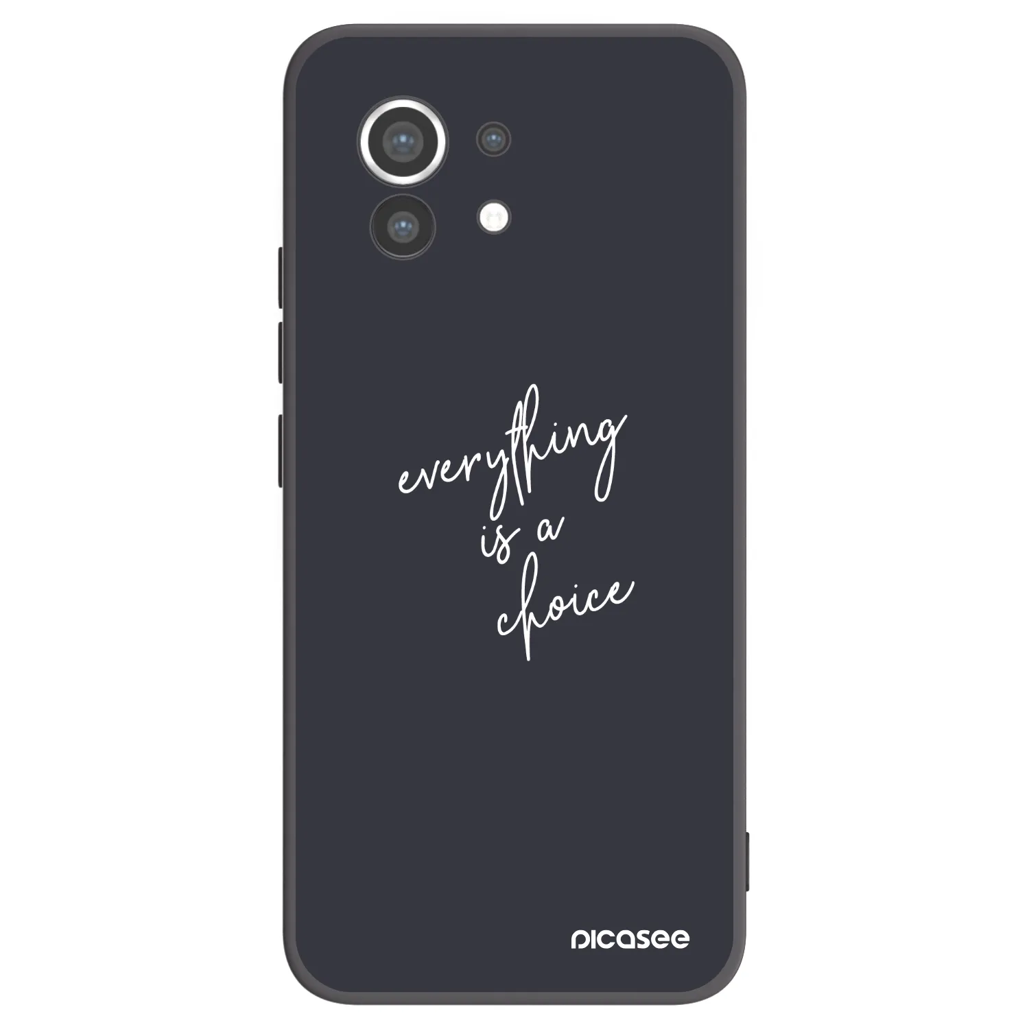 Picasee crna silikonska maskica za Xiaomi Mi 11 - Everything is a choice