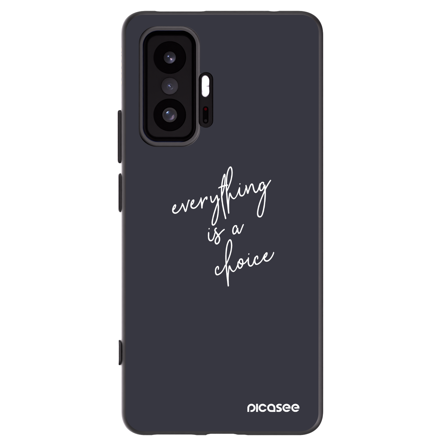 Picasee crna silikonska maskica za Xiaomi 11T - Everything is a choice
