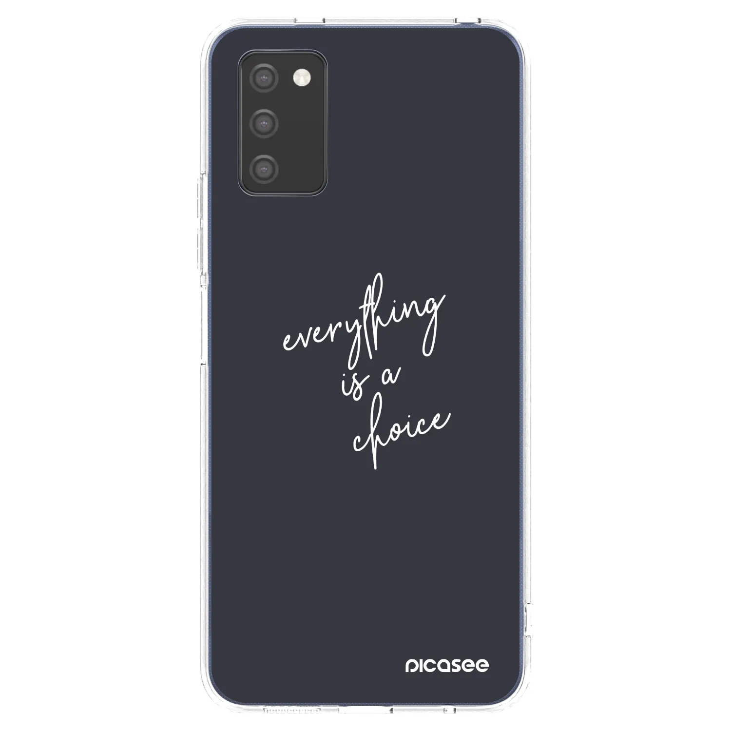 Picasee silikonska prozirna maskica za Samsung Galaxy A03s A037G - Everything is a choice