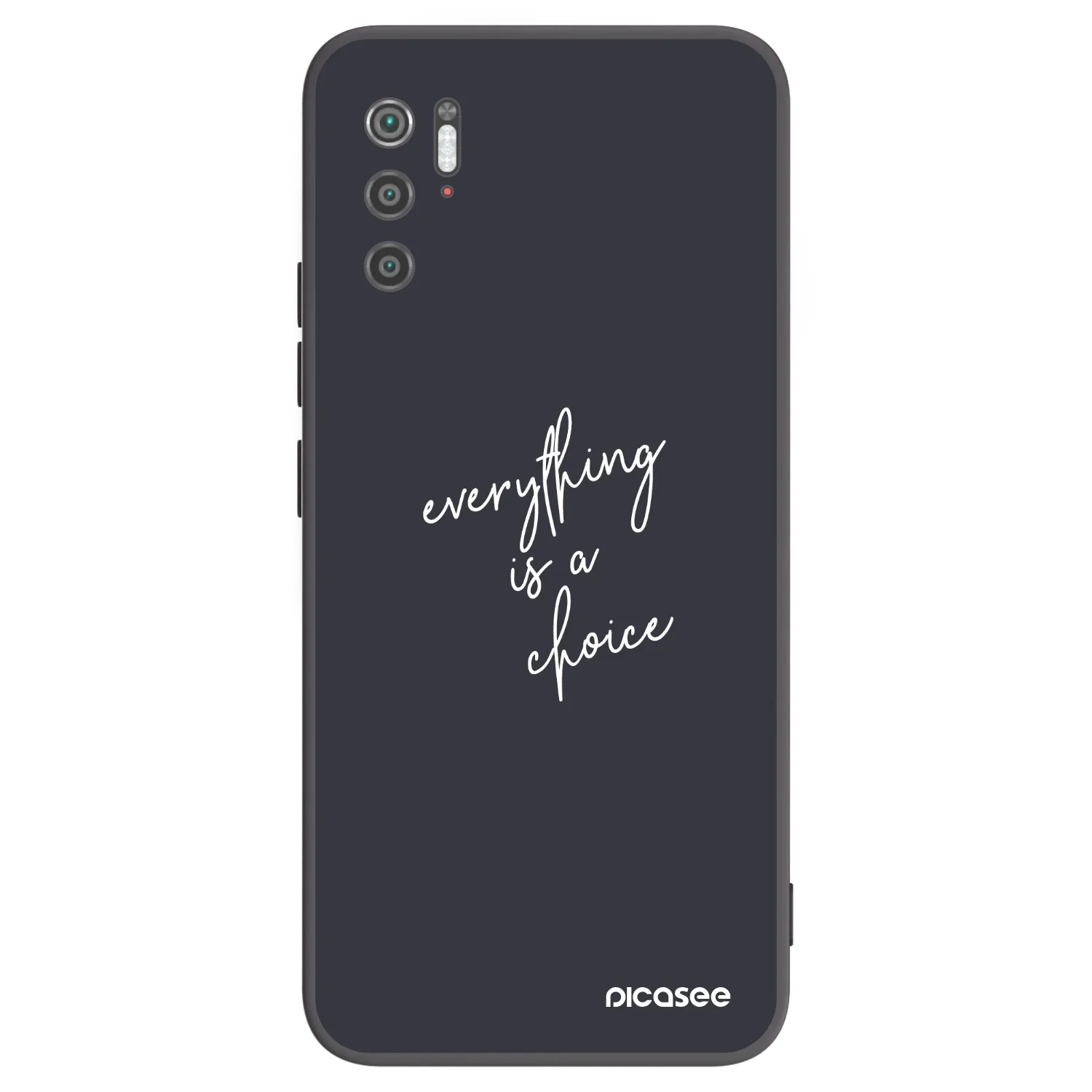 Picasee crna silikonska maskica za Xiaomi Poco M3 Pro 5G - Everything is a choice