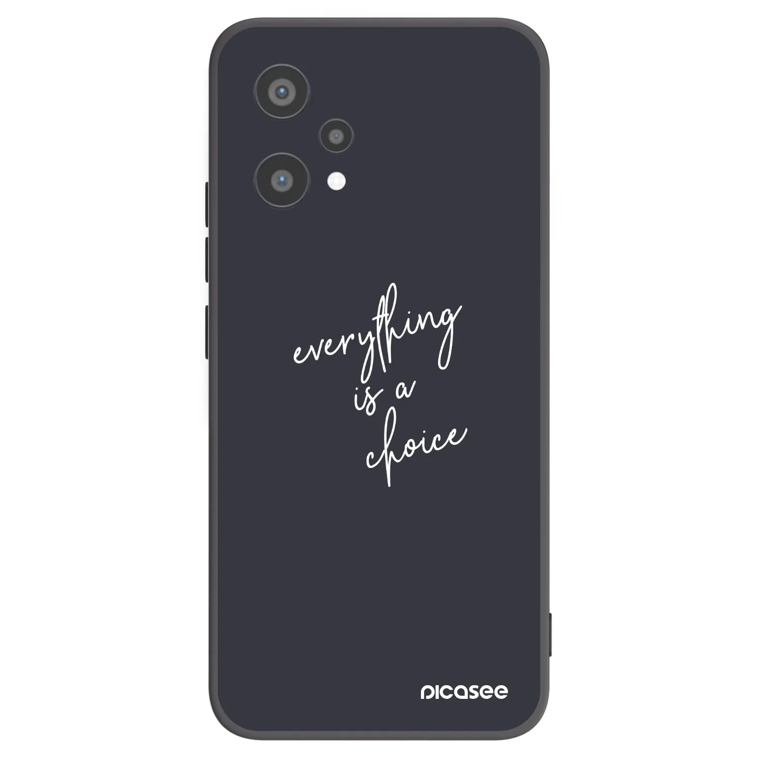 Picasee crna silikonska maskica za Realme 9 Pro 5G - Everything is a choice