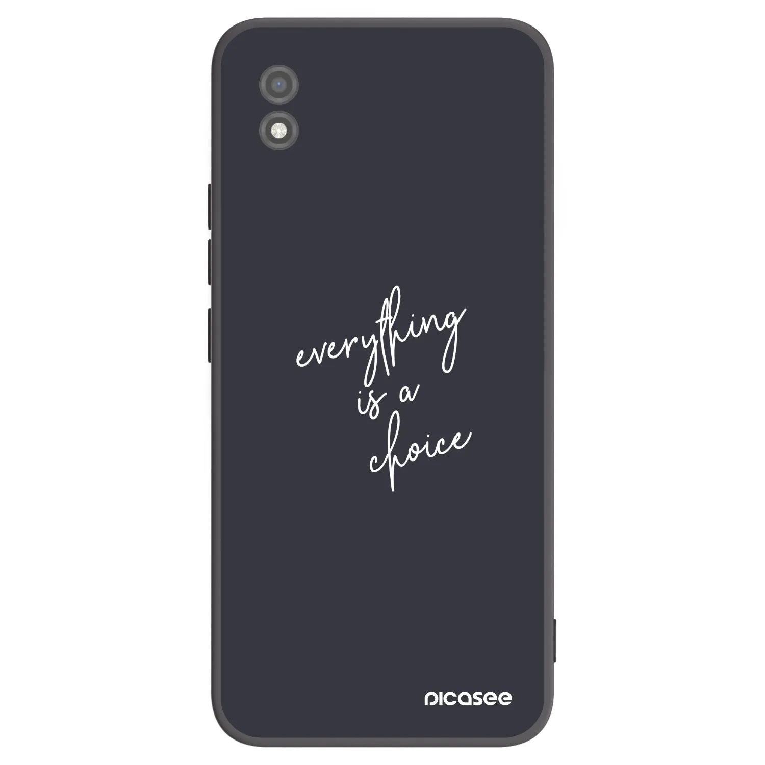 Picasee crna silikonska maskica za Realme C11 (2021) - Everything is a choice