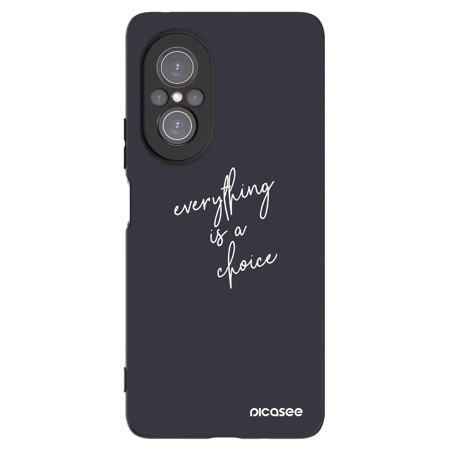 Picasee crna silikonska maskica za Huawei Nova 9 SE - Everything is a choice