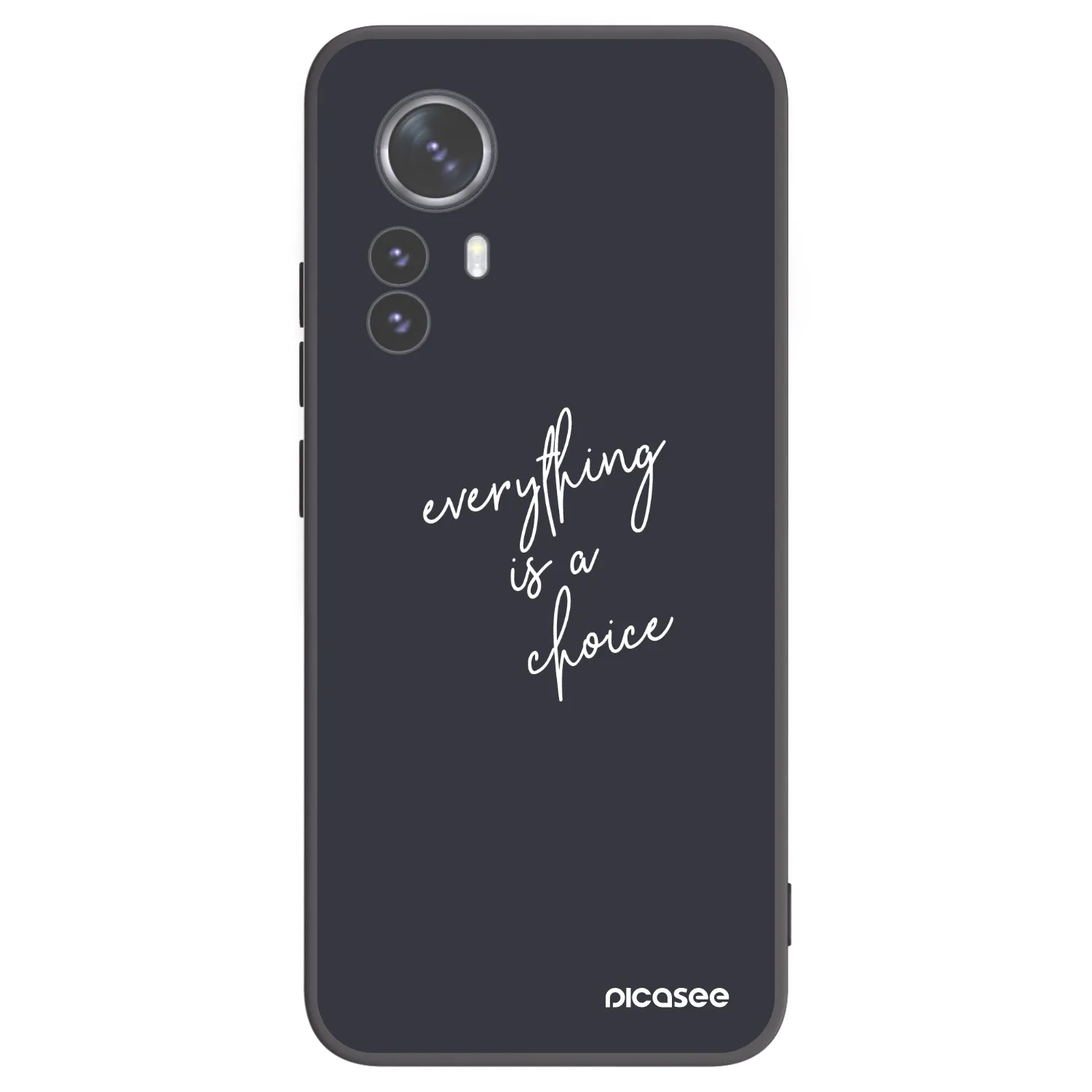 Picasee crna silikonska maskica za Xiaomi 12 Pro - Everything is a choice