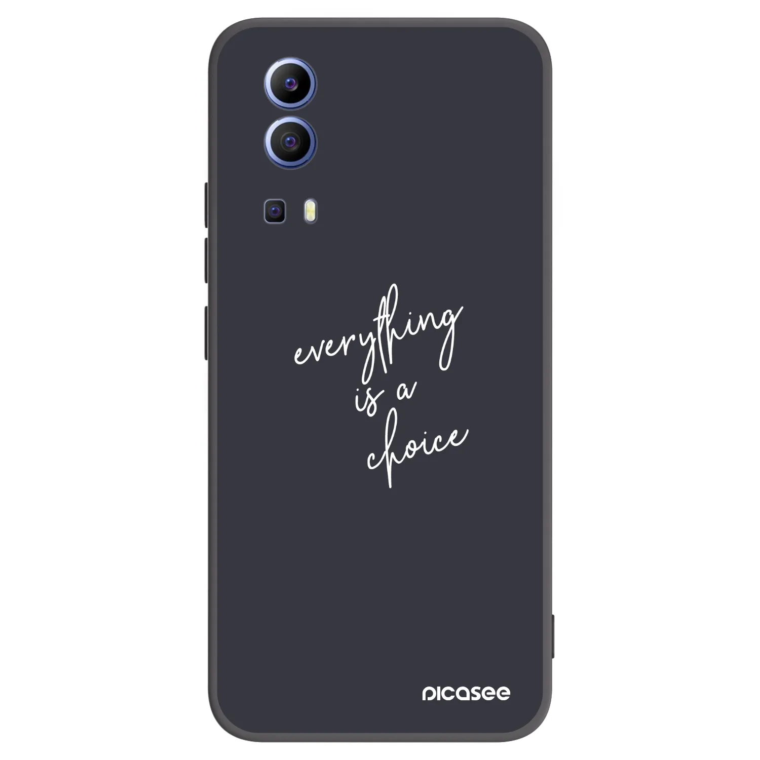 Picasee crna silikonska maskica za Vivo Y52 5G - Everything is a choice