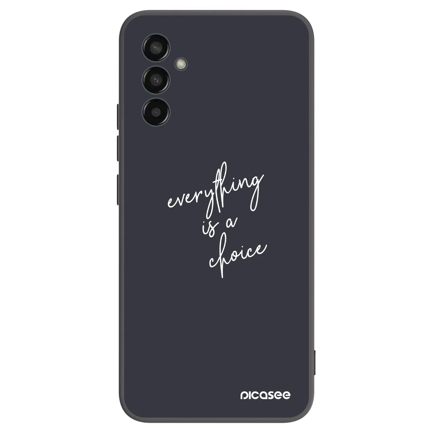 Picasee crna silikonska maskica za Samsung Galaxy M13 M135F - Everything is a choice