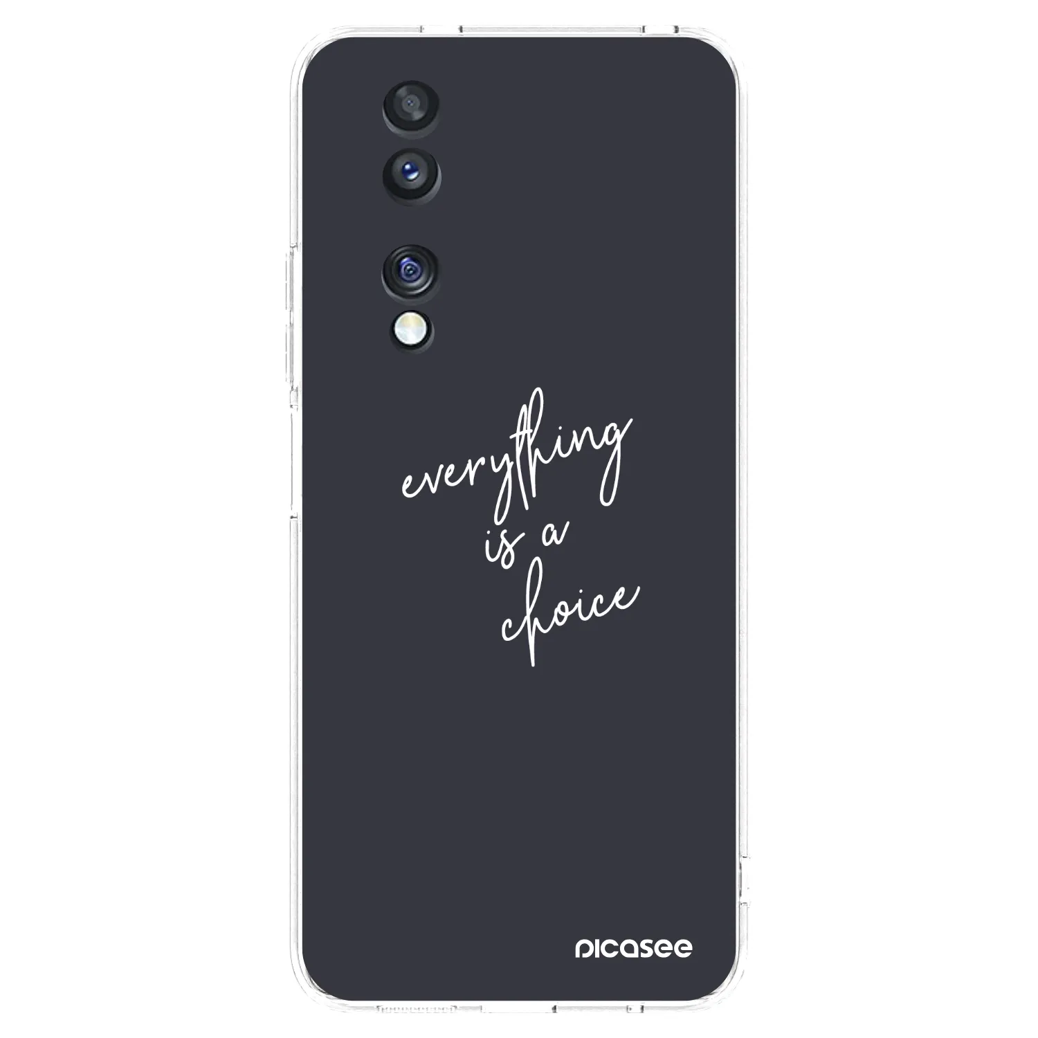 Picasee silikonska prozirna maskica za Honor 70 - Everything is a choice