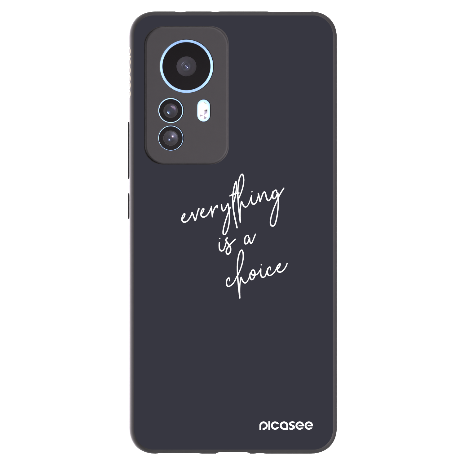 Picasee crna silikonska maskica za Xiaomi 12T - Everything is a choice
