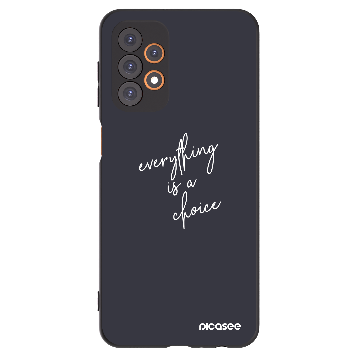 Picasee crna silikonska maskica za Samsung Galaxy A23 A235F 4G - Everything is a choice