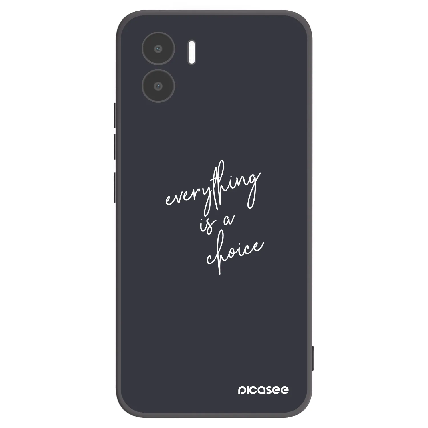 Picasee crna silikonska maskica za Xiaomi Redmi A1 - Everything is a choice