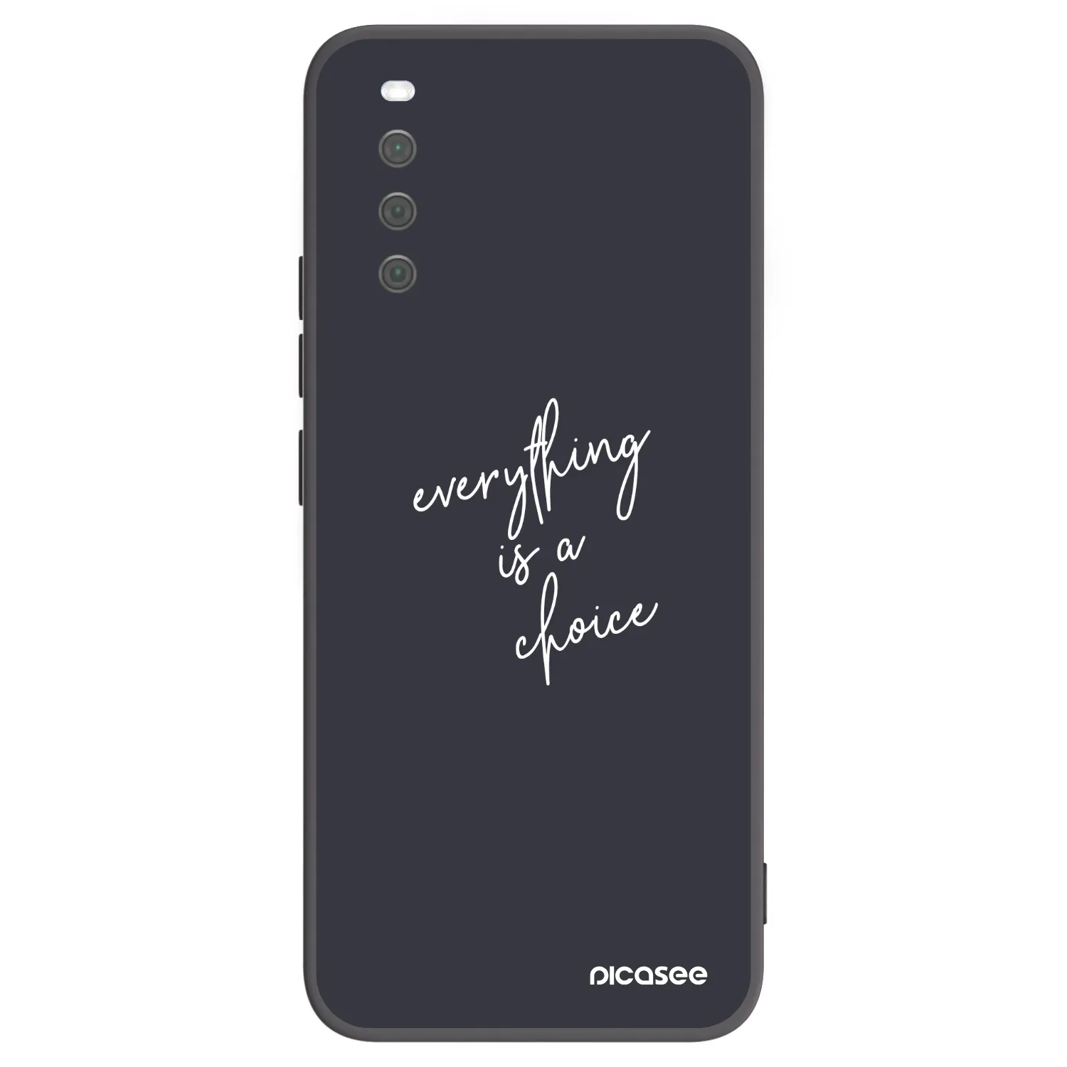 Picasee crna silikonska maskica za Sony Xperia 10 III - Everything is a choice