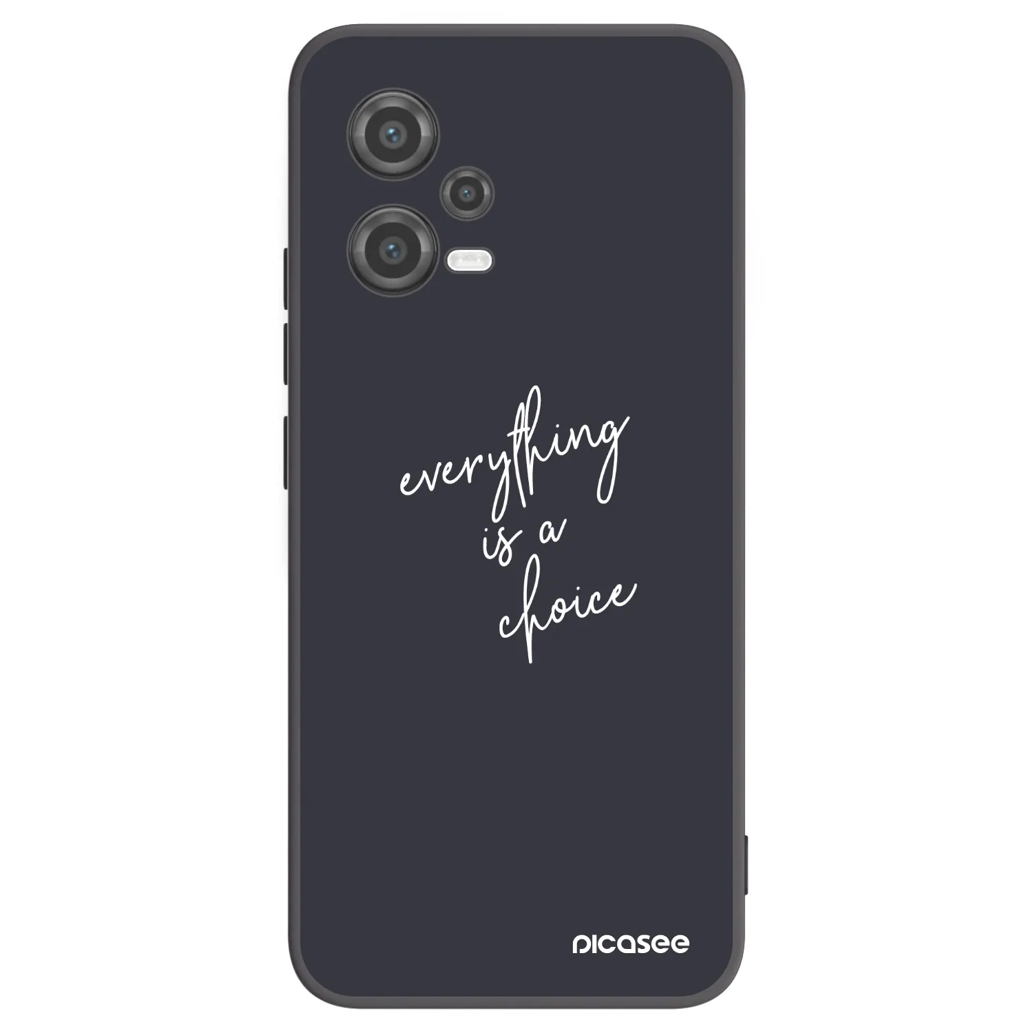 Picasee crna silikonska maskica za Xiaomi Poco X5 - Everything is a choice