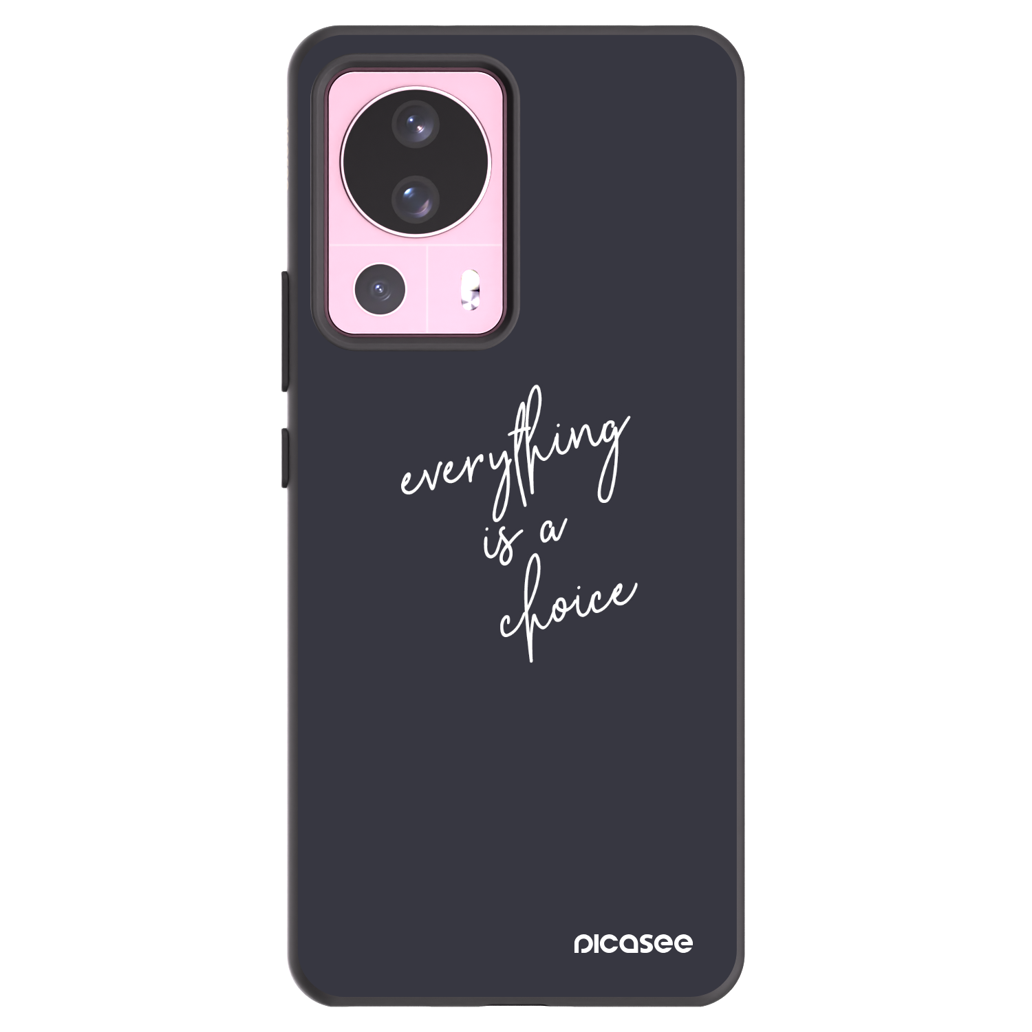 Picasee crna silikonska maskica za Xiaomi 13 Lite - Everything is a choice