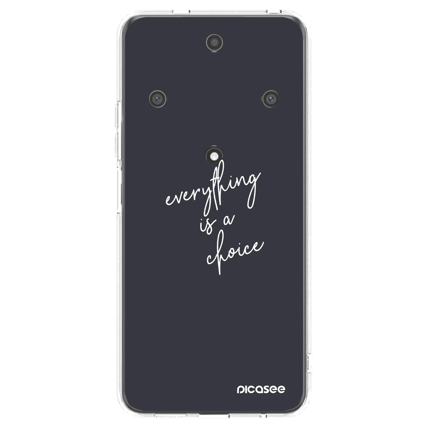 Picasee silikonska prozirna maskica za Honor Magic5 Lite 5G - Everything is a choice