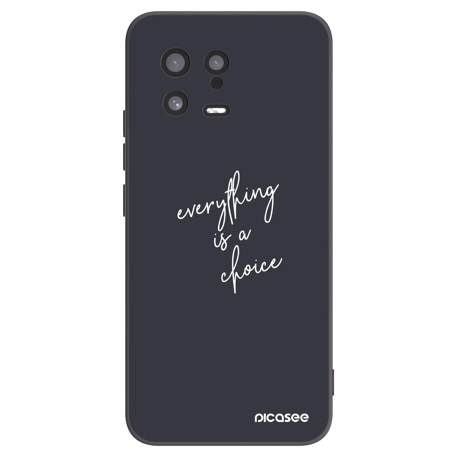 Picasee crna silikonska maskica za Xiaomi 13 - Everything is a choice
