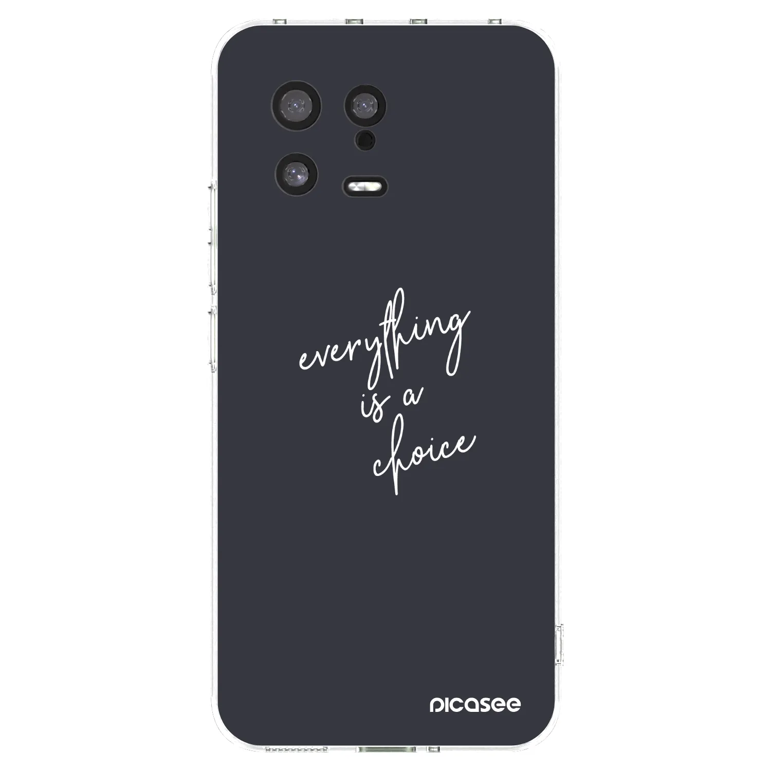 Picasee silikonska prozirna maskica za Xiaomi 13 - Everything is a choice