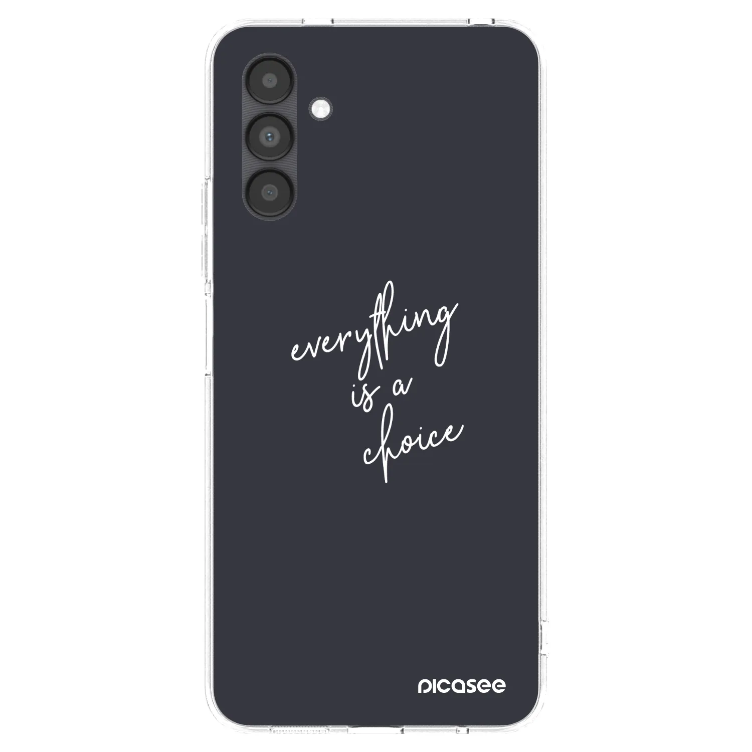 Picasee silikonska prozirna maskica za Samsung Galaxy A04s A047F - Everything is a choice