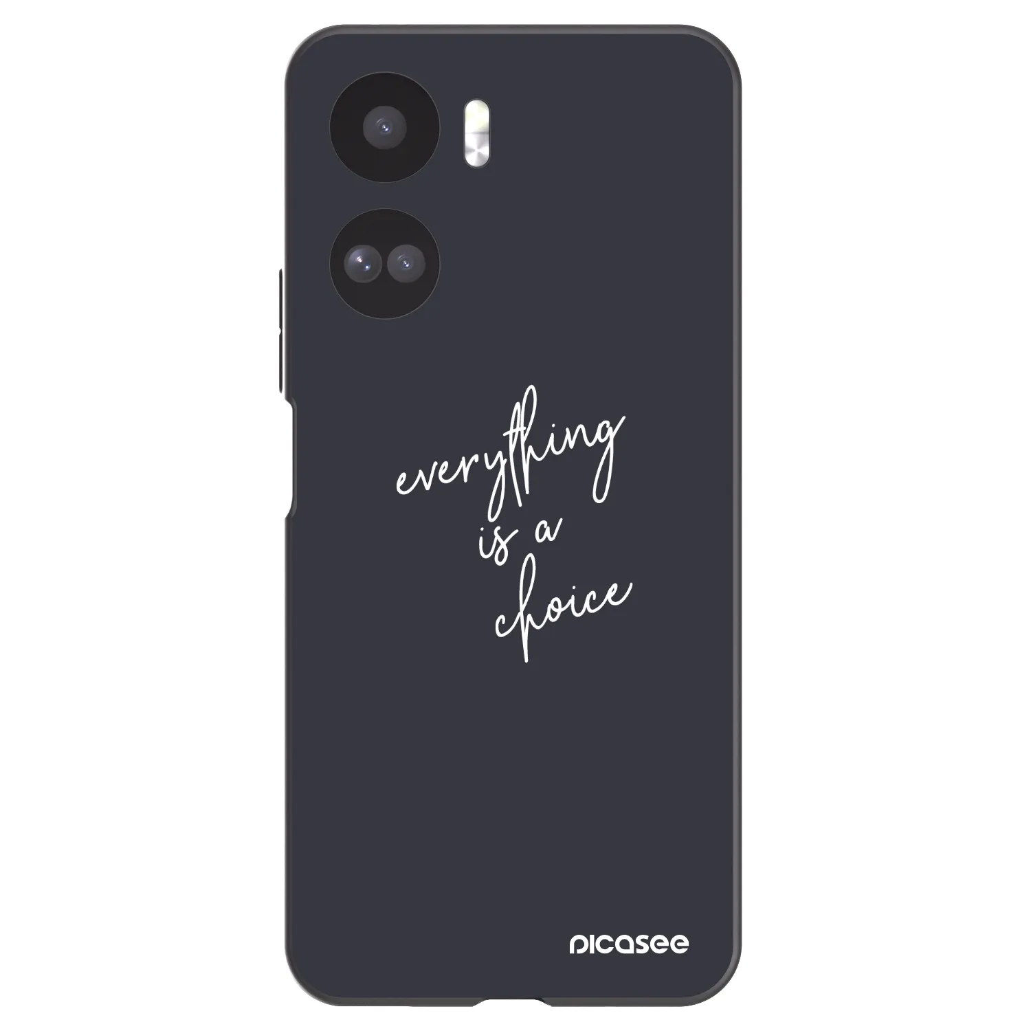 Picasee crna silikonska maskica za Honor 90 Lite 5G - Everything is a choice