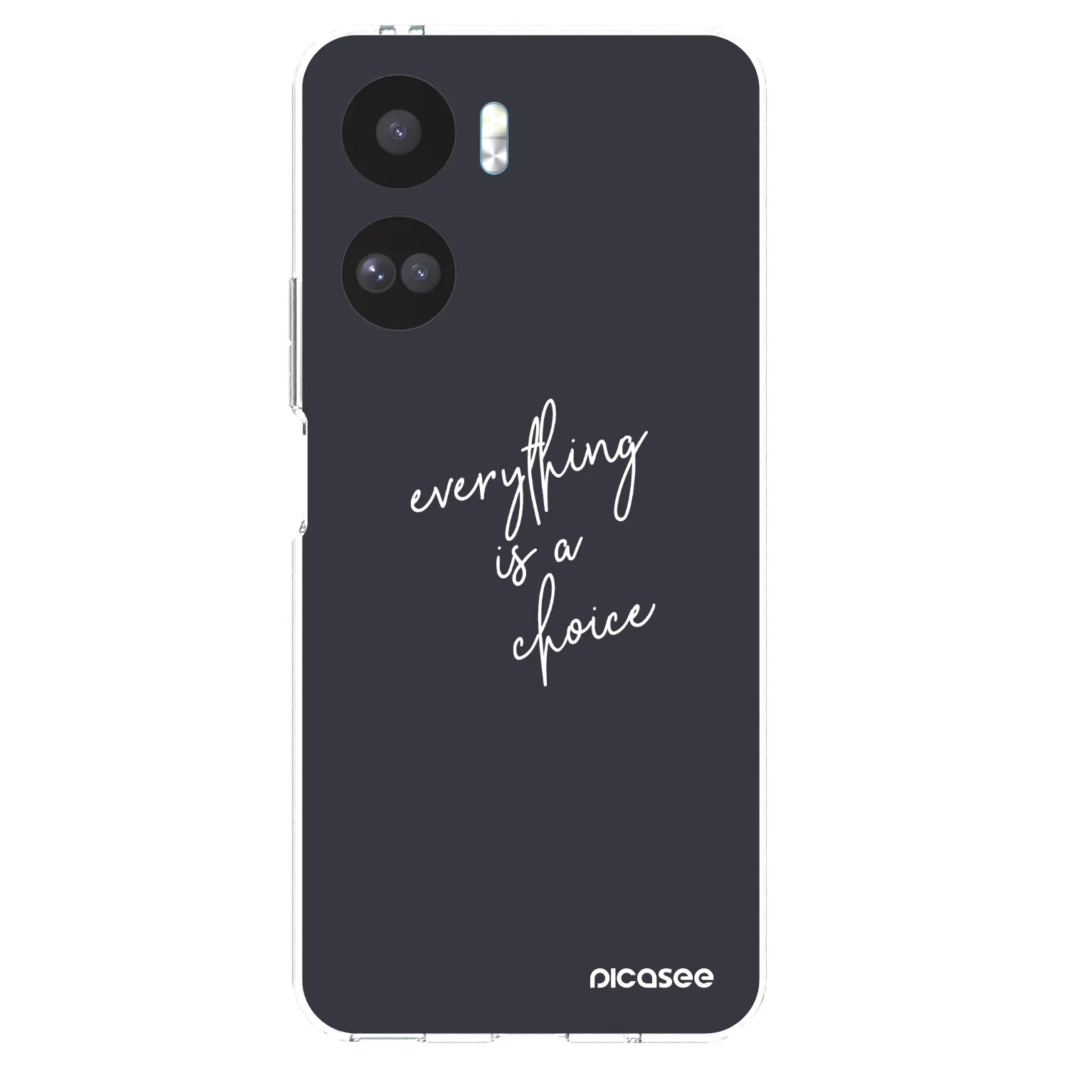Picasee silikonska prozirna maskica za Honor 90 Lite 5G - Everything is a choice