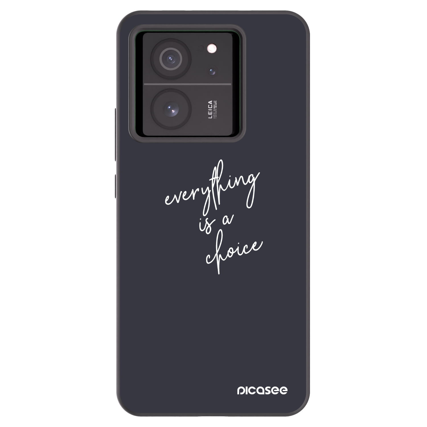 Picasee crna silikonska maskica za Xiaomi 13T - Everything is a choice
