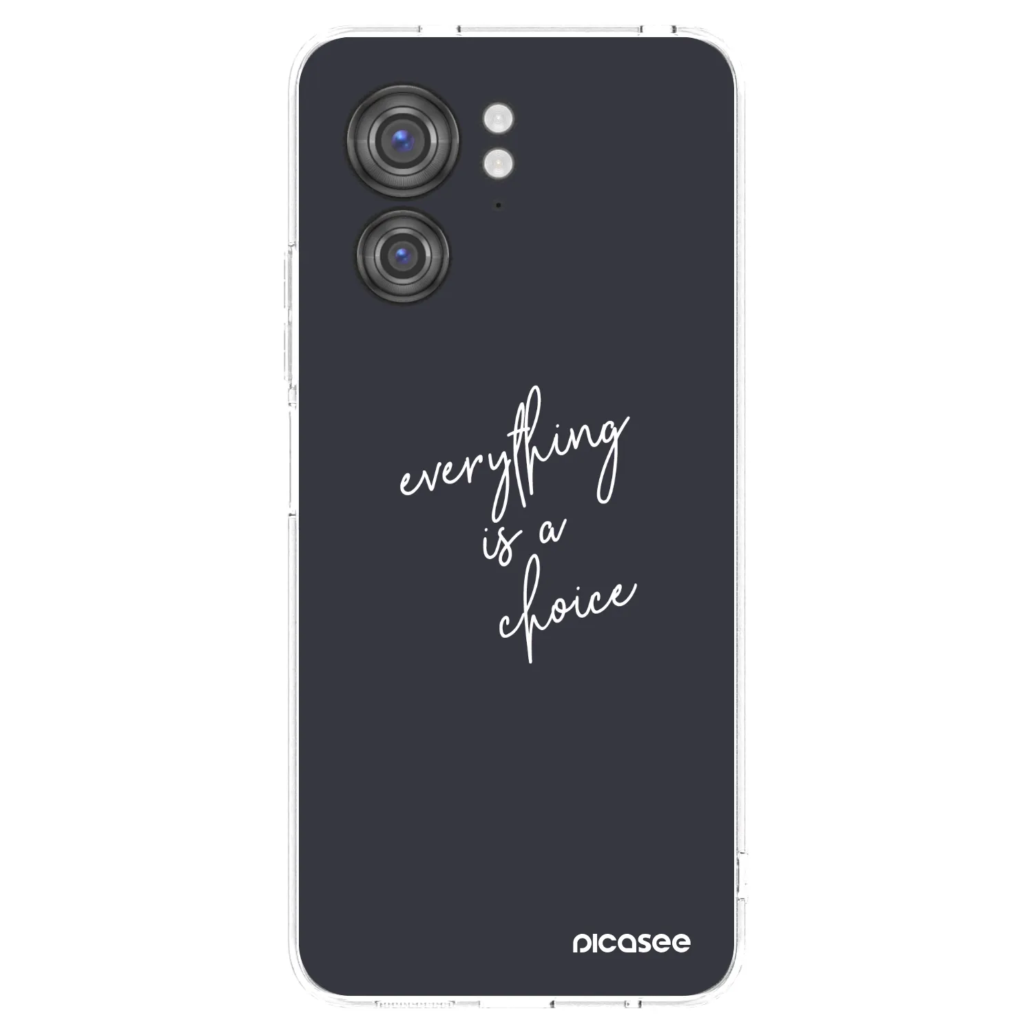 Picasee silikonska prozirna maskica za Motorola Edge 40 - Everything is a choice