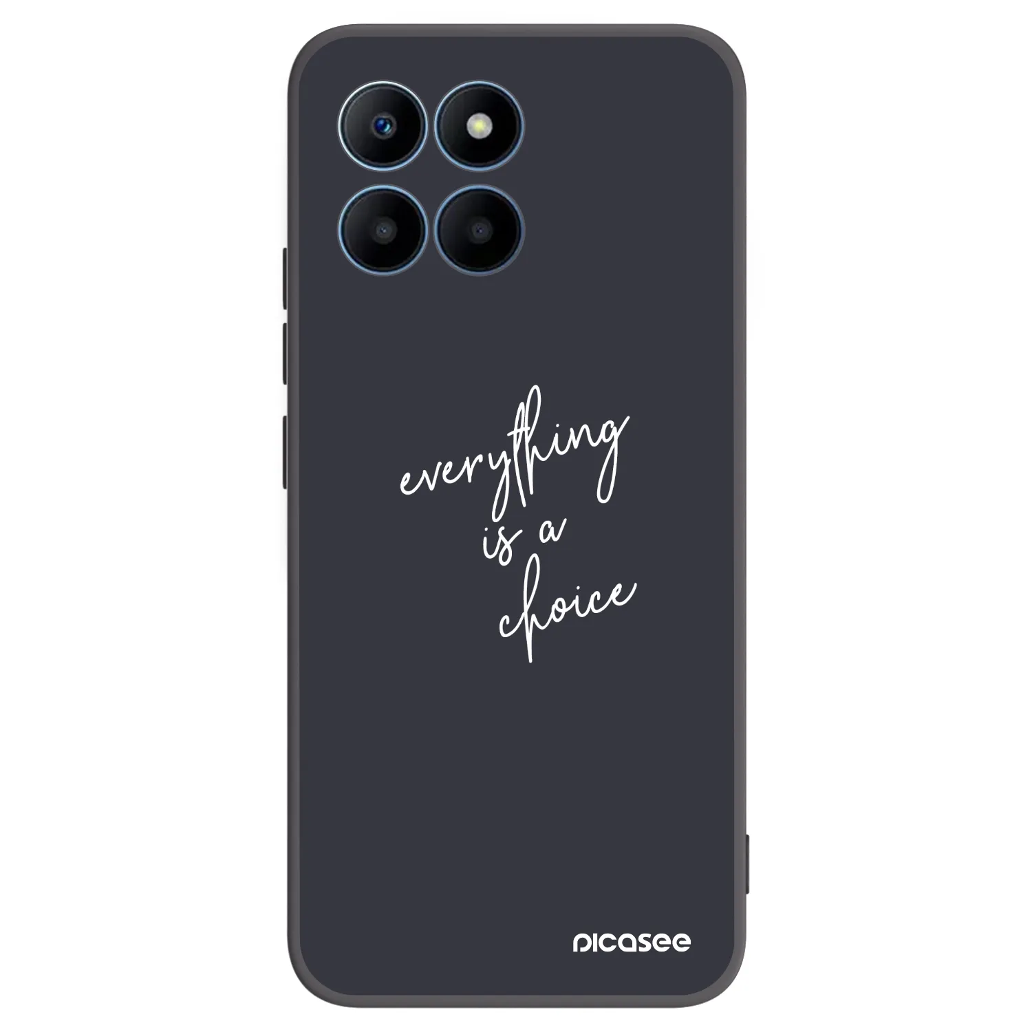 Picasee crna silikonska maskica za Honor 70 Lite - Everything is a choice