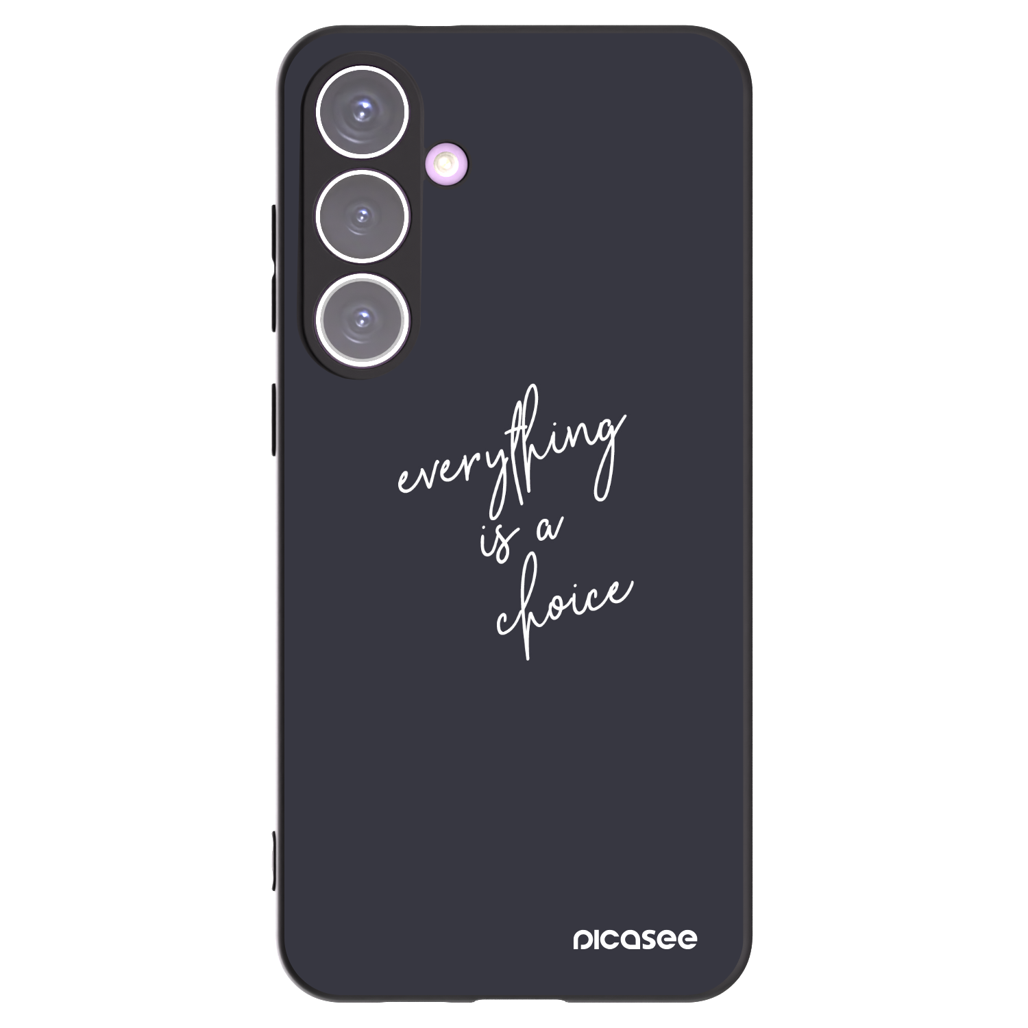Picasee crna silikonska maskica za Samsung Galaxy S24+ S926B 5G - Everything is a choice