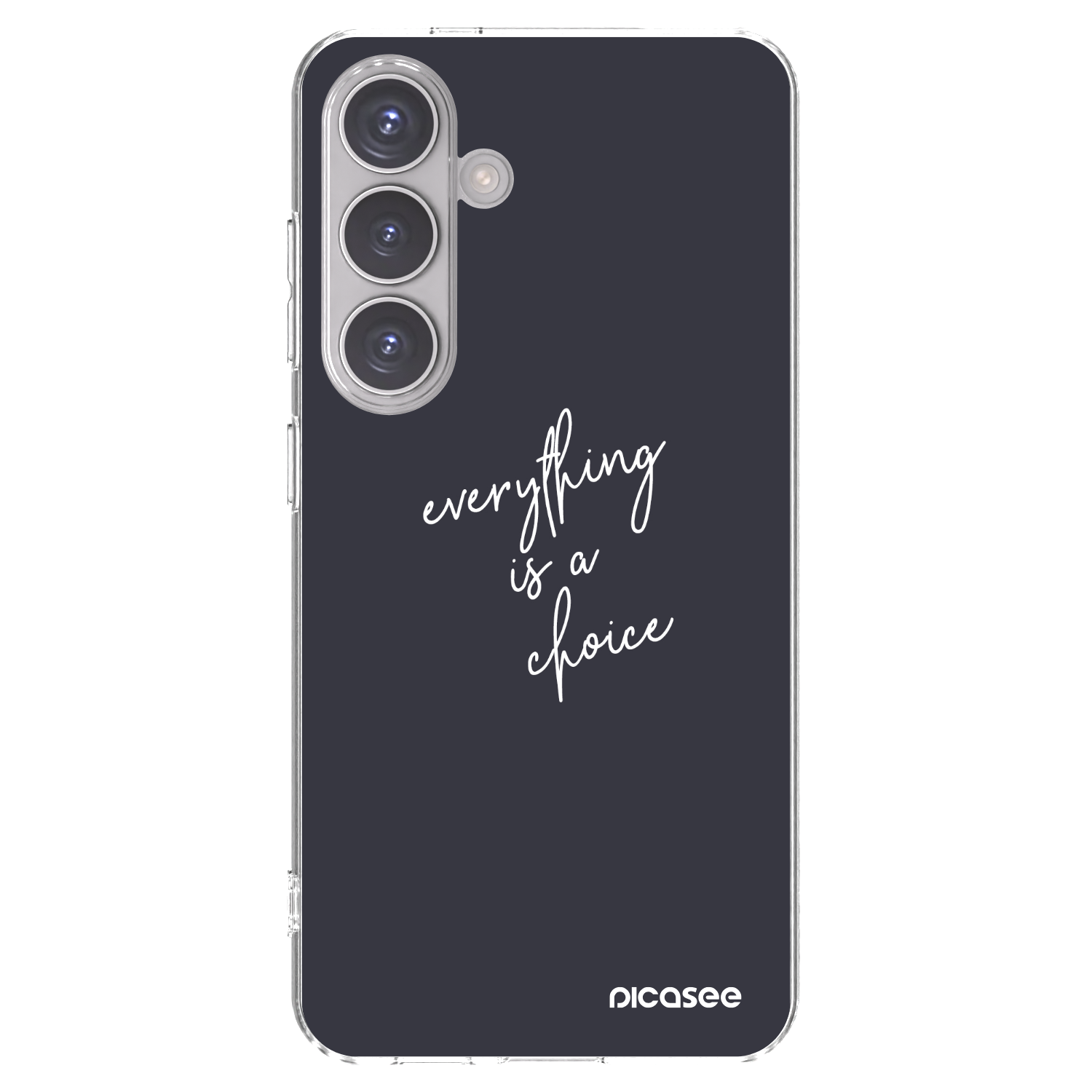 Picasee silikonska prozirna maskica za Samsung Galaxy S24 S921B 5G - Everything is a choice