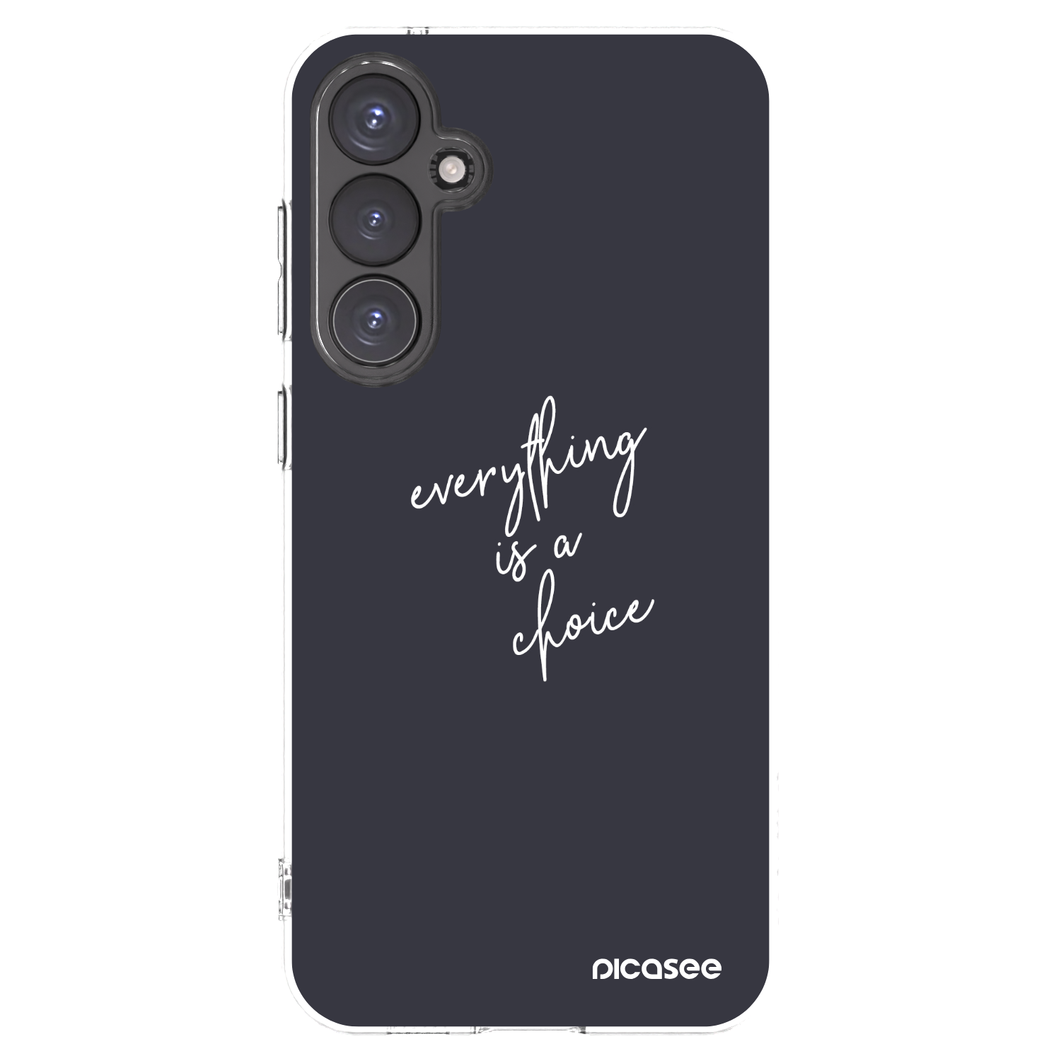 Picasee silikonska prozirna maskica za Samsung Galaxy S23 FE S711B - Everything is a choice