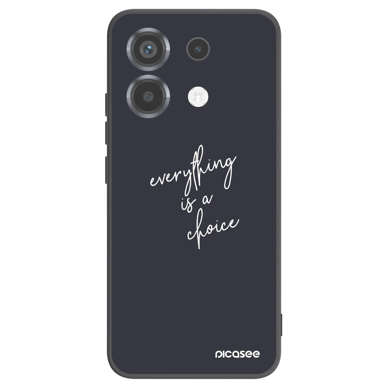 Picasee crna silikonska maskica za Xiaomi Poco X6 - Everything is a choice