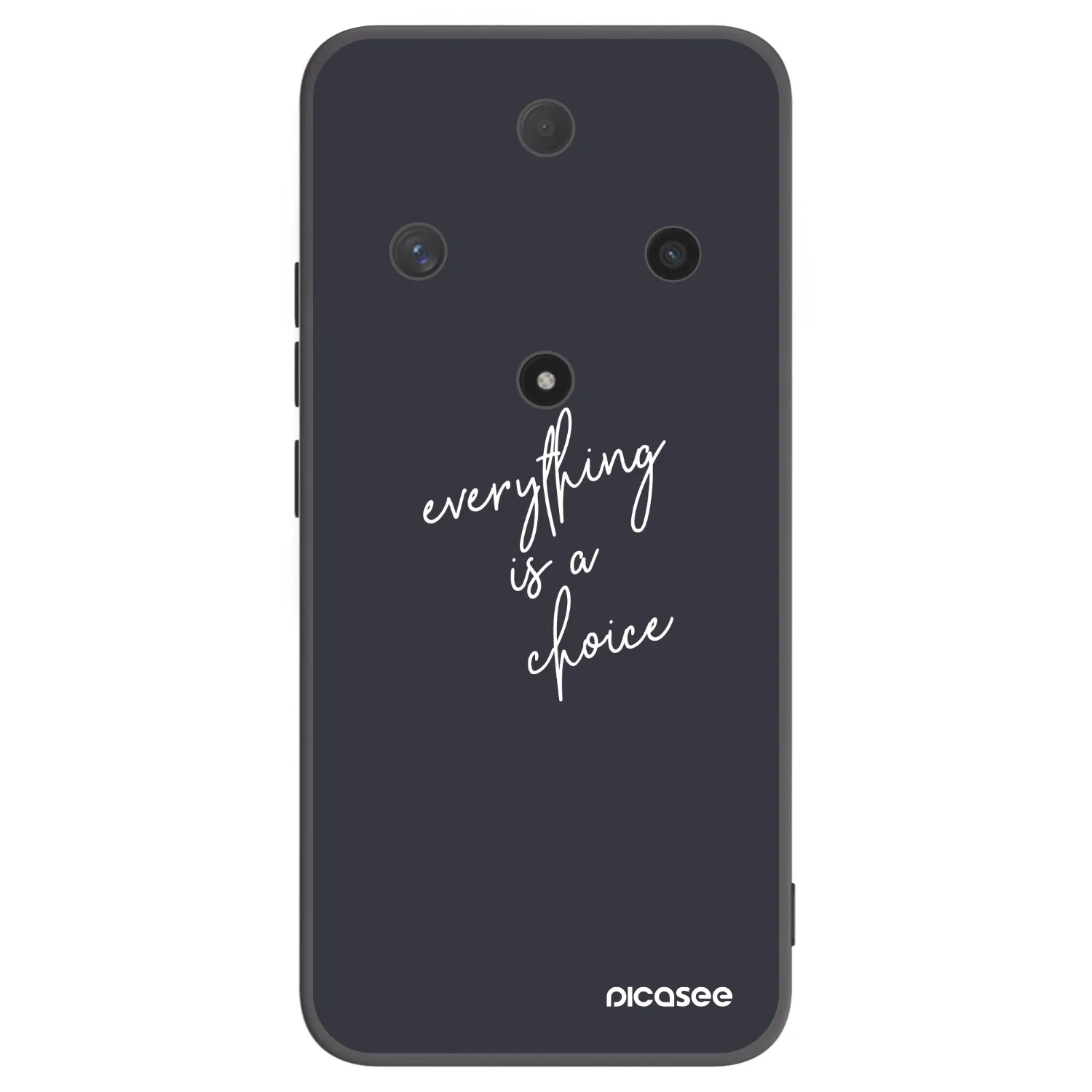 Picasee crna silikonska maskica za Honor Magic6 Lite 5G - Everything is a choice