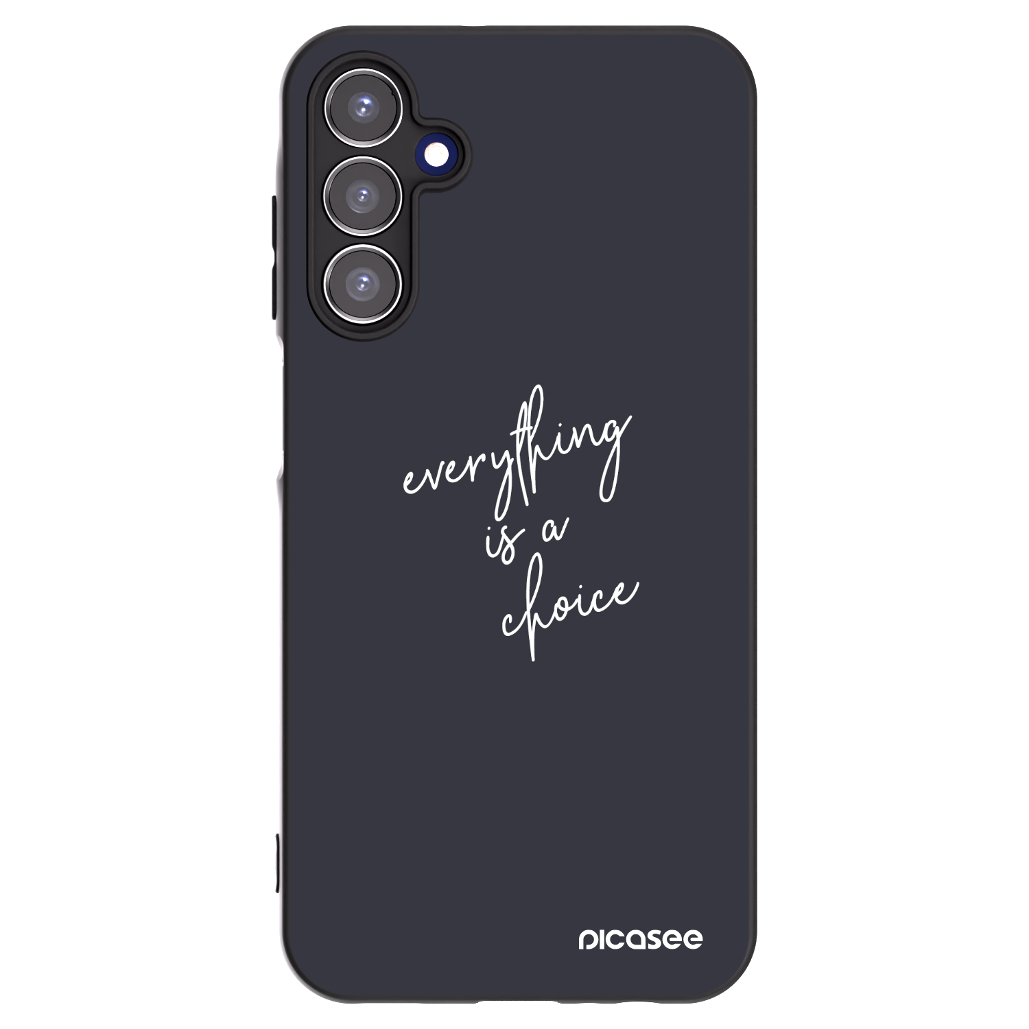 Picasee crna silikonska maskica za Samsung Galaxy A15 A155F 4G - Everything is a choice